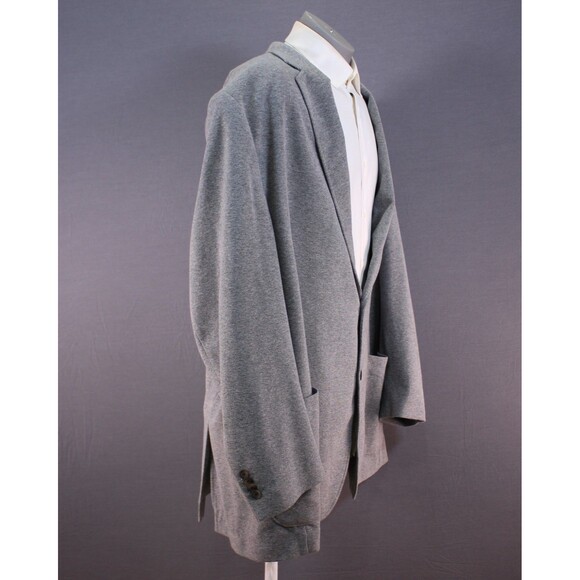 Jos A Bank Blazer Mens Tailored Fit Gray Unstructured NWT Cotton Jacket Blend 4X - Picture 12 of 12
